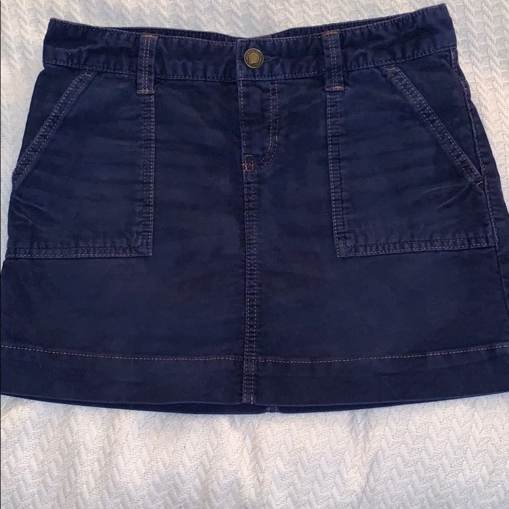 GAP Jeans Corduroy Miniskirt